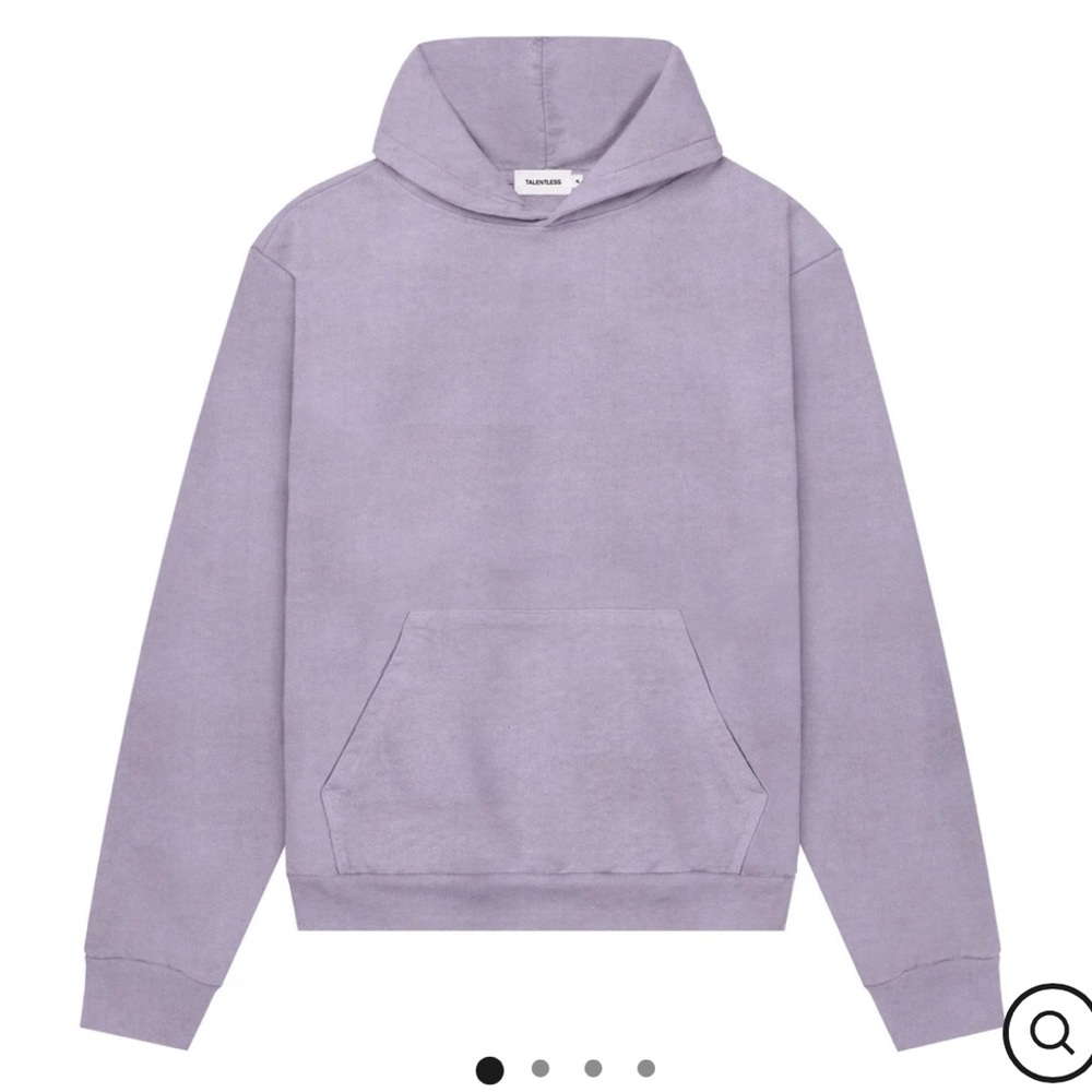 TALENTLESS Pastel Purple 100% Cotton Fleece Hoodie